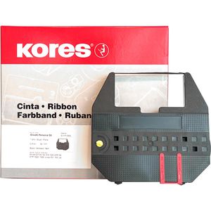 Kores Farbband G177CFS, Gr 177c, geeignet für Olivetti Schreibmaschinen, schwarz