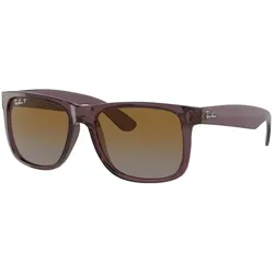 Ray-Ban 0RB4165 JUSTIN 6597T5 Braun Gr. 55/16 (mit Sehstärke)