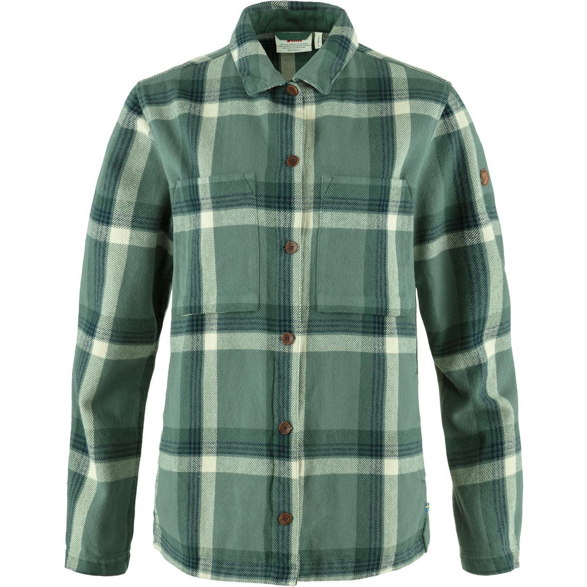 Fjällräven Singi Flannel Overshirt W patina green-deep patina (614-679) M F86986-614-679-M