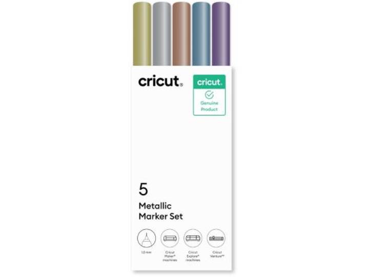 Cricut - Accessoire Kit De Stylos Métallisés (5 Unités)