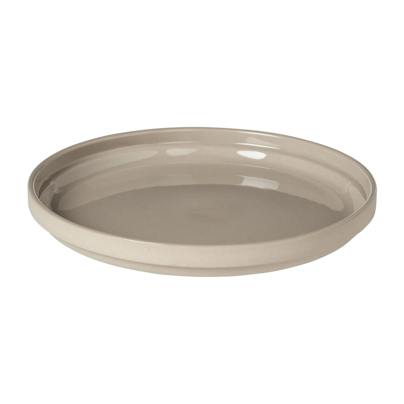 Broste Copenhagen Nordic Bistro dinerbord Raw beige Ø26 cm