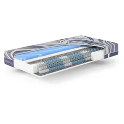 HN8 7-Zonen Taschenfederkernmatratze mit int. Gelschaum-Topper Ocean Clean TFK / 90x200 / H3