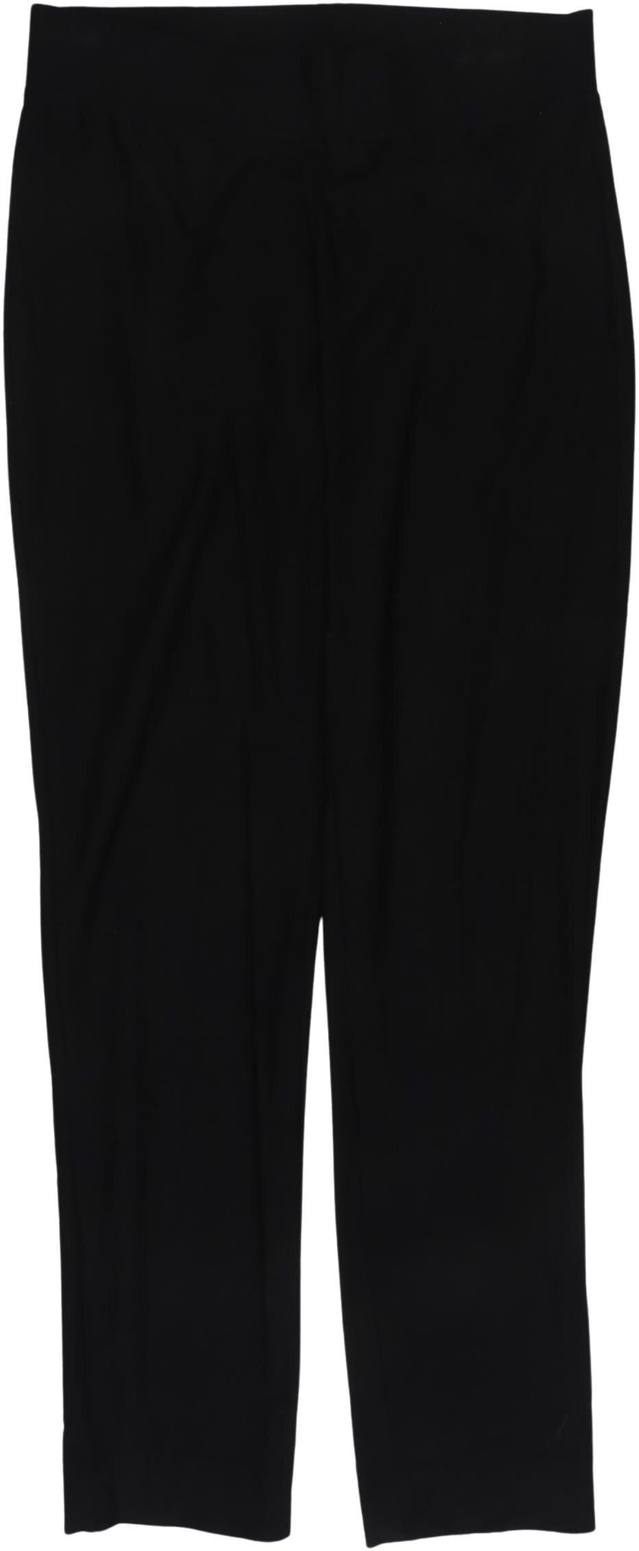 Eileen Fisher Damen Stoffhose, Schwarz, Gr. XS, kein / Etikett - Second Hand