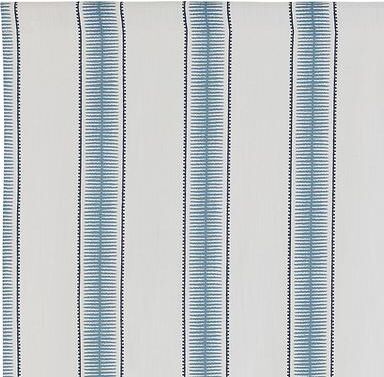 "Murphy Striped Drapery Panel - Indigo, 50"" x 96"" - Ballard Designs"
