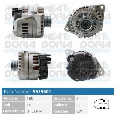 MEAT & DORIA Generator 5515501 für Iveco ALFA ROMEO