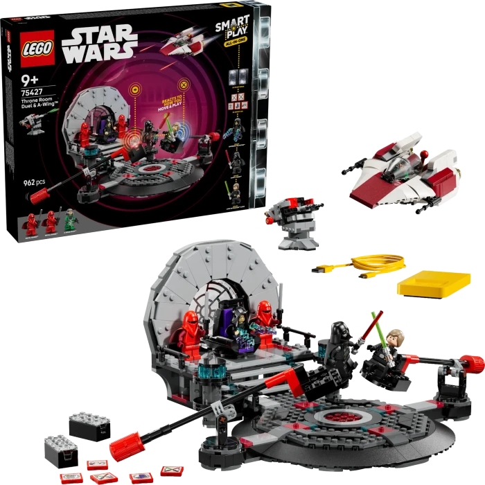 LEGO Star Wars 75427 SMART Play: A-Wing und das Duell im Thronsaal