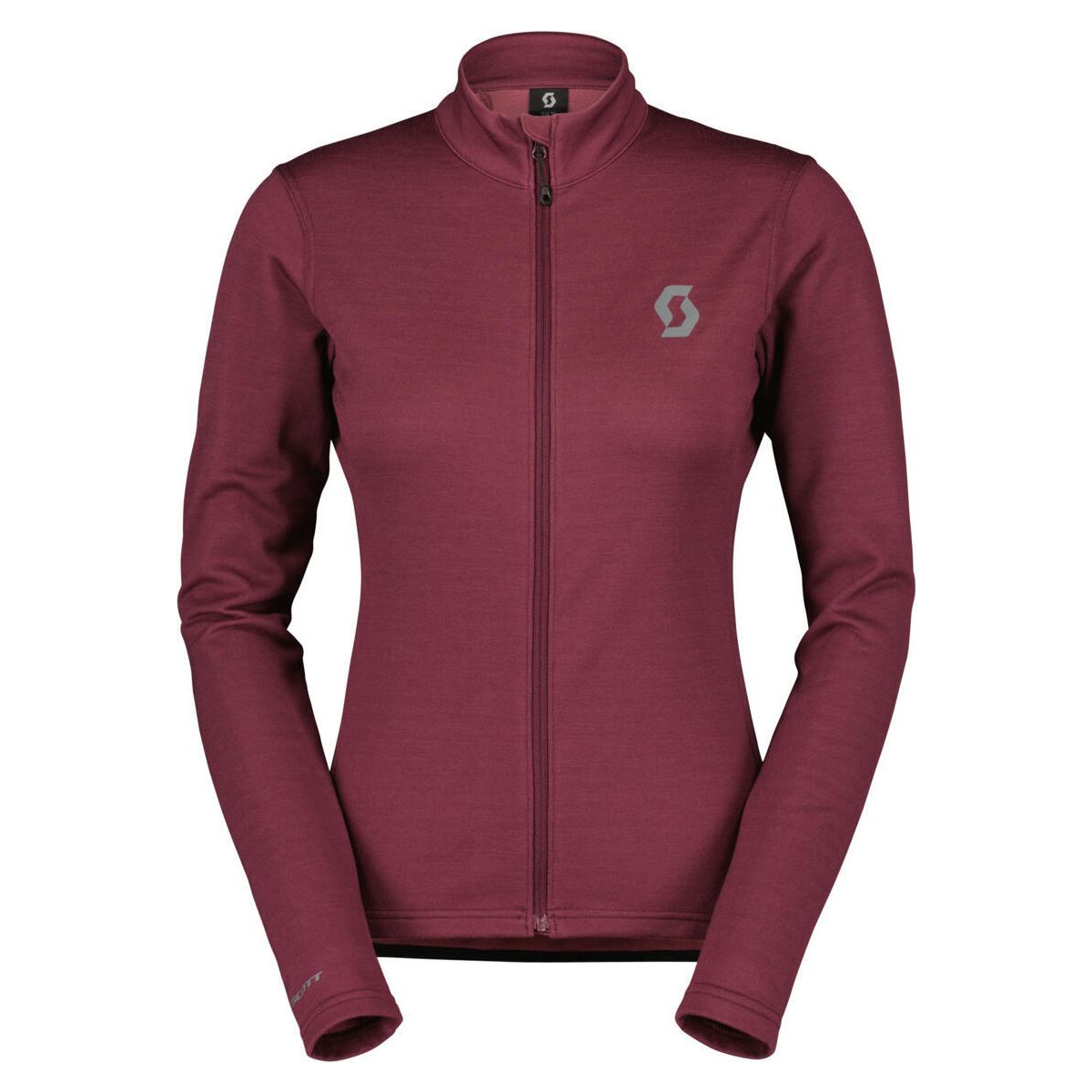 Scott Shirt W's Gravel Warm Merino LS wild red (7637) XS 2920127637004