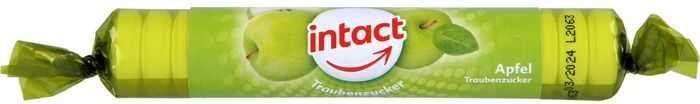 sanotact GmbH INTACT Traubenzucker Rolle Apfel 40 g