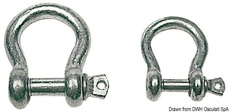 Osculati HDG stalen boogschakel 8 mm 08.329.08