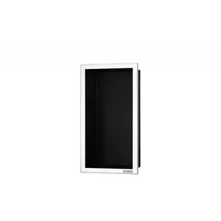 ESS BOX 10 Schwarz Wandnische 15x30x10 cm Rahmen Poliert BOX Black, inkl. Rohbauset, BOX-15x30x10-PB BOX-15x30x10-PB