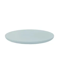 SCHÖNER WOHNEN Kollektion Tablett  Henri ¦ blau ¦ Holz ¦ Maße (cm): H: 3  Ø: 40.0