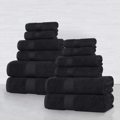 Superior Oregon Organic Cotton Solid 12-Piece Towel Set