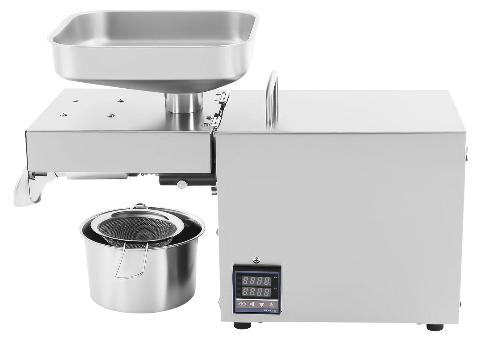 Selius Oliepers - Olie-extractor en notenpers met 610W motor - RVS 304
