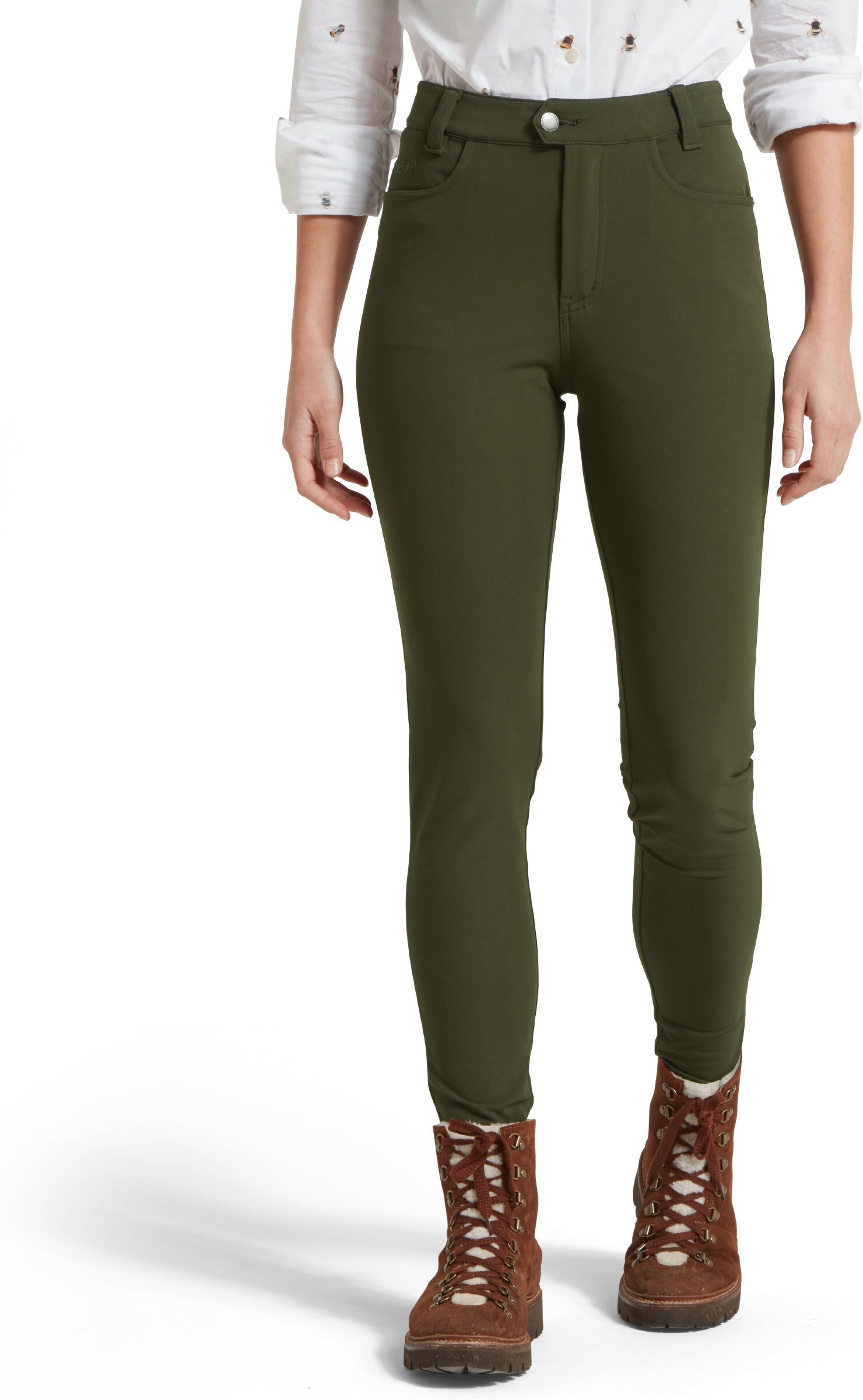 Schöffel Country Whitwell Water Repellent Trousers - Green - Size UK8 - Women