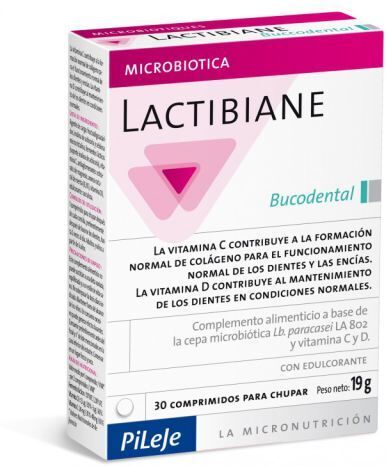 Pileje Lactibiane Bucodental 30 Tablets