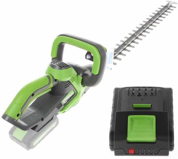 Taille-haies à batterie Verdemax TS20  - lame de 60 cm - Batterie 20V 2Ah