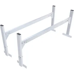 VEVOR Dachleiterträger Relingträger 2 Stk. 300–2060 mm Länge Einstellbar Truck Rack 150–230 mm Höhe, 181 kg Belastbar Lkw Gepäckträger Racks Aluminiumlegierung Gegen Rost, Korrosion Dachträger