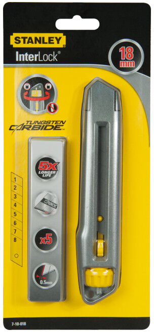 Stanley Cutter Interlock 18mm lames carbure (7-10-018)