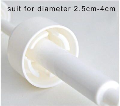 ModernMart Adjustable Sauce Dispenser Pump For Ketchup, Oyster Sauce & Vinegar Bottles white