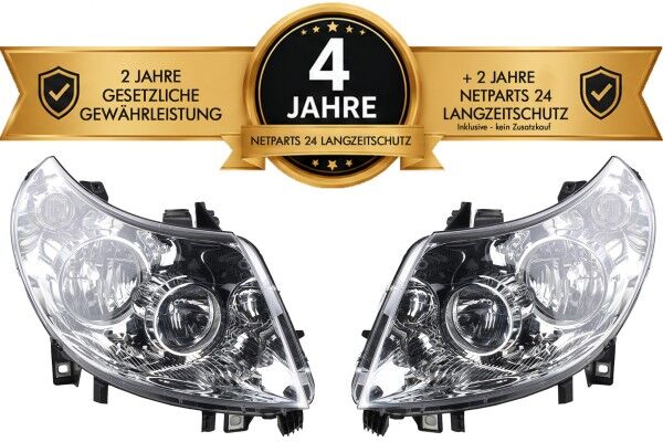 NP24 10x Set Scheinwerfer passend für Citroen Jumper Links Rechts + Langzeitschutz
