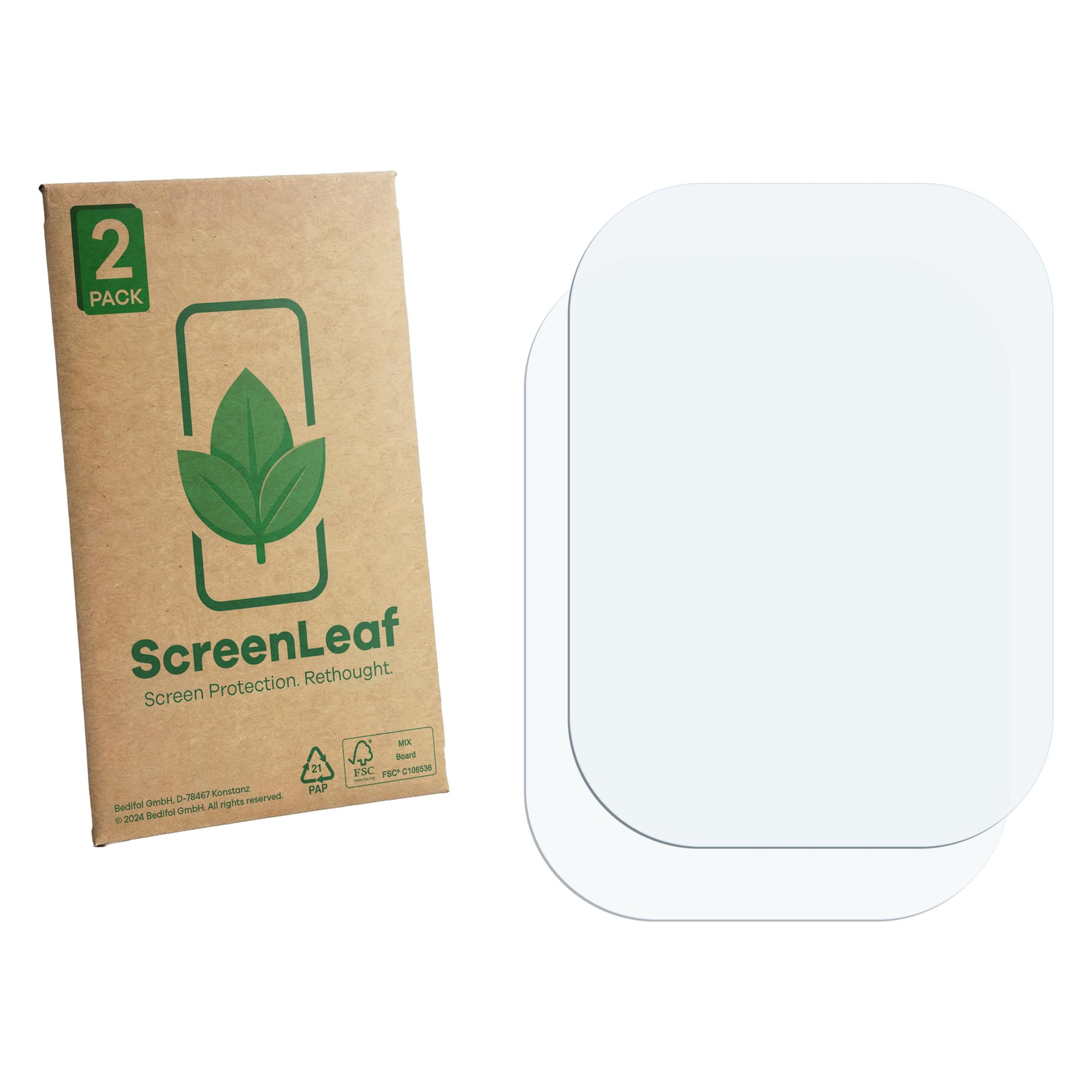 ScreenLeaf Schutzfolie für FYROVE Fitnessuhr 1,75" Displayschutz Display Schutz Folie Klar Transparent (6164780)
