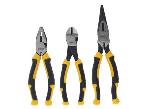 DeWalt DWHT82813-0 Tangenset, 3-delig van chroom-vanadiumstaal