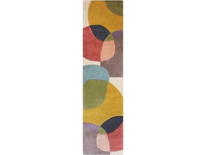 Teppich Hakari mehrfarbig Anderes Muster Wolle 60 x 230 cm