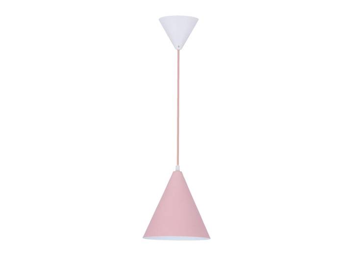 Pendelleuchte Voss, Weiß, Magenta, Metall, 20x110x20 cm, RoHS, Europäischer Sicherheitsstandard, einfach zu transportieren, Lampen & Leuchten, Innenbeleuchtung, Hängeleuchten, Pendelleuchten