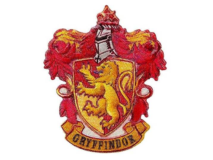 Mono Quick - Harry Potter Hogwarts applicaties, strijkplaatje sticker patch, Gryffindor Slytherin Hufflepuff Ravenclaw (18068 - Gryffindor)