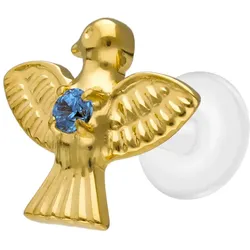 PTFE Labret mit Innengewinde + Titan-Aufsatz GEIER