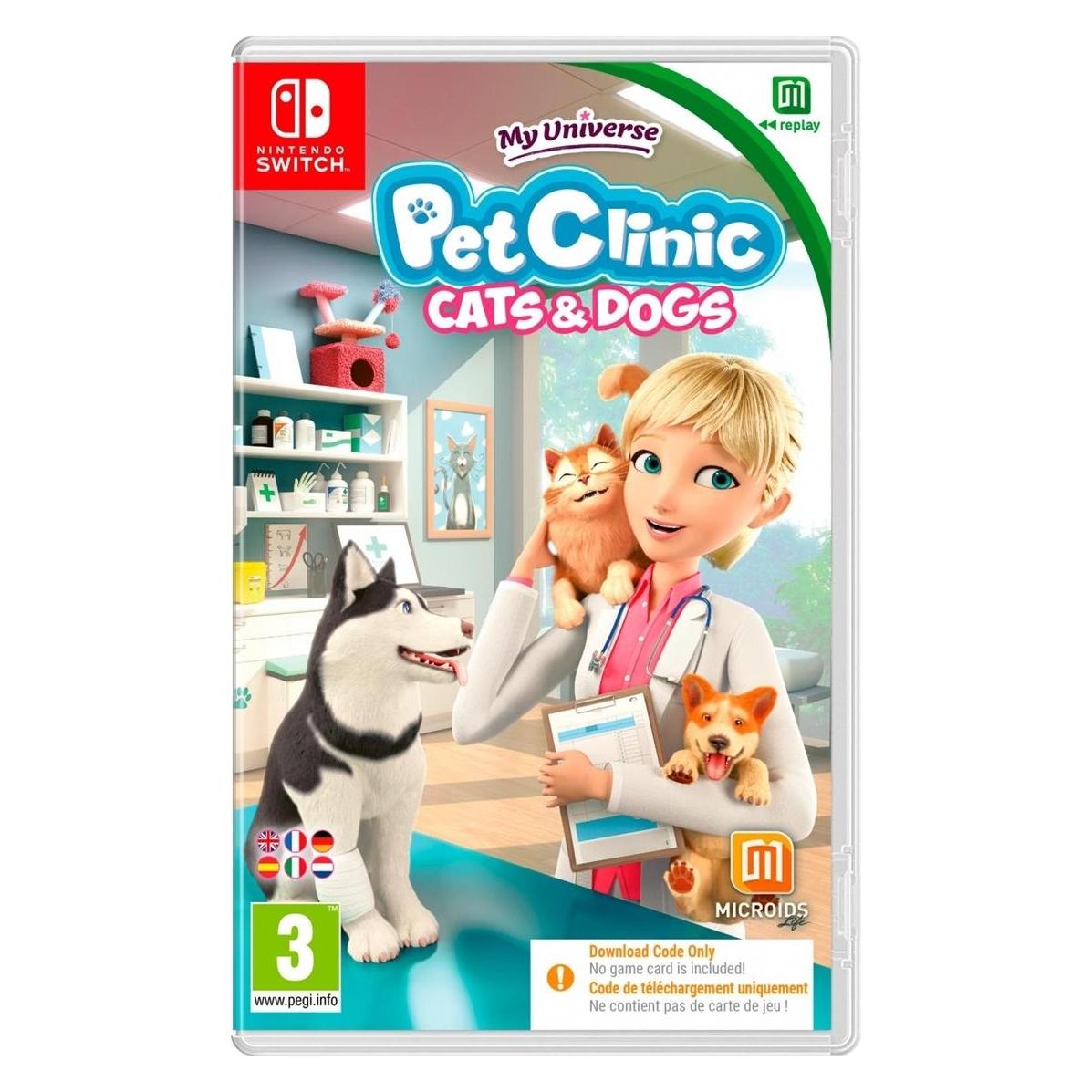 Microids MY UNIVERSE: PET CLINIC CATS & DOGS (Code in a Box) (Switch) (1220921)