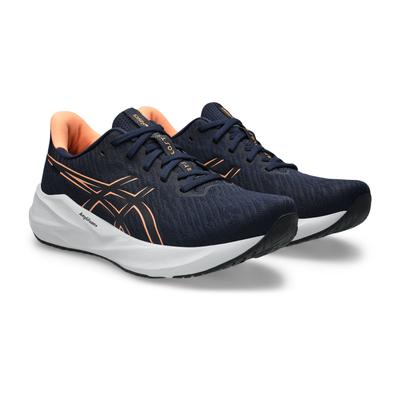 Laufschuh ASICS "VERSABLAST 4", Herren, Gr. 44, blau (midnight, bright sunstone), Synthetik, Schuhe Laufschuh