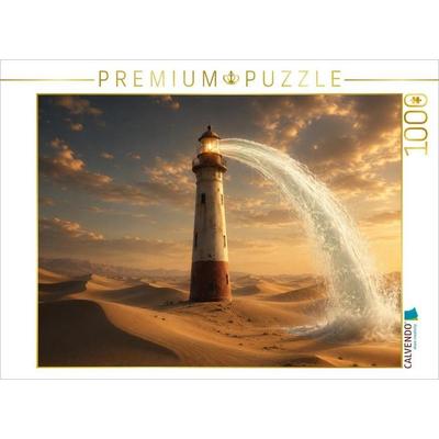 CALVENDO Puzzle Der Leuchtturm der Hoffnung | 1000 Teile Lege-Größe 64x48cm Foto-Puzzle für glückliche Stunden
