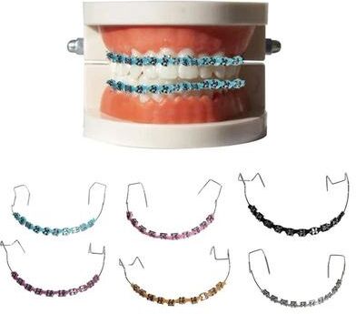 Uplifted Goods Fashion Orthodontic Aesthetic Simulation Pair blue