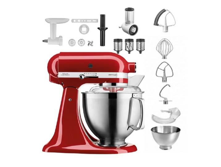 KitchenAid Küchenmaschine KitchenAid 4,8 L 5KSM185 Artisan Küchenmaschine Allrounderset