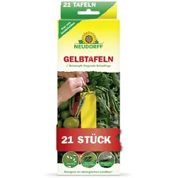 Neudorff Gelbtafeln (kleinformatig) - 21 Stück