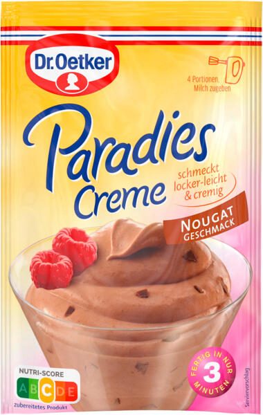 Dr. Oetker Paradies Creme Nougat 70,0 g 1132369005