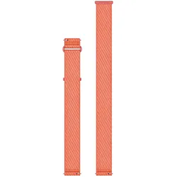 Garmin Ersatzarmband (20 mm, Fabric, Nylon), Uhrenarmband, Rot, Orange