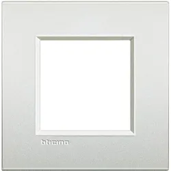 Legrand LNE4802PR Abdeckrahmen Light Air Europe: 1-fach, 2 Module, Farbe: Pearl