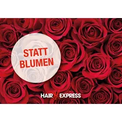 HairExpress Gutschein Trägerkarte Muttertag