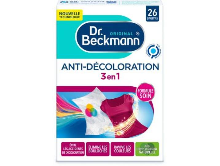 Dr Beckmann - Lingettes Anti Decoloration 3en1 X26