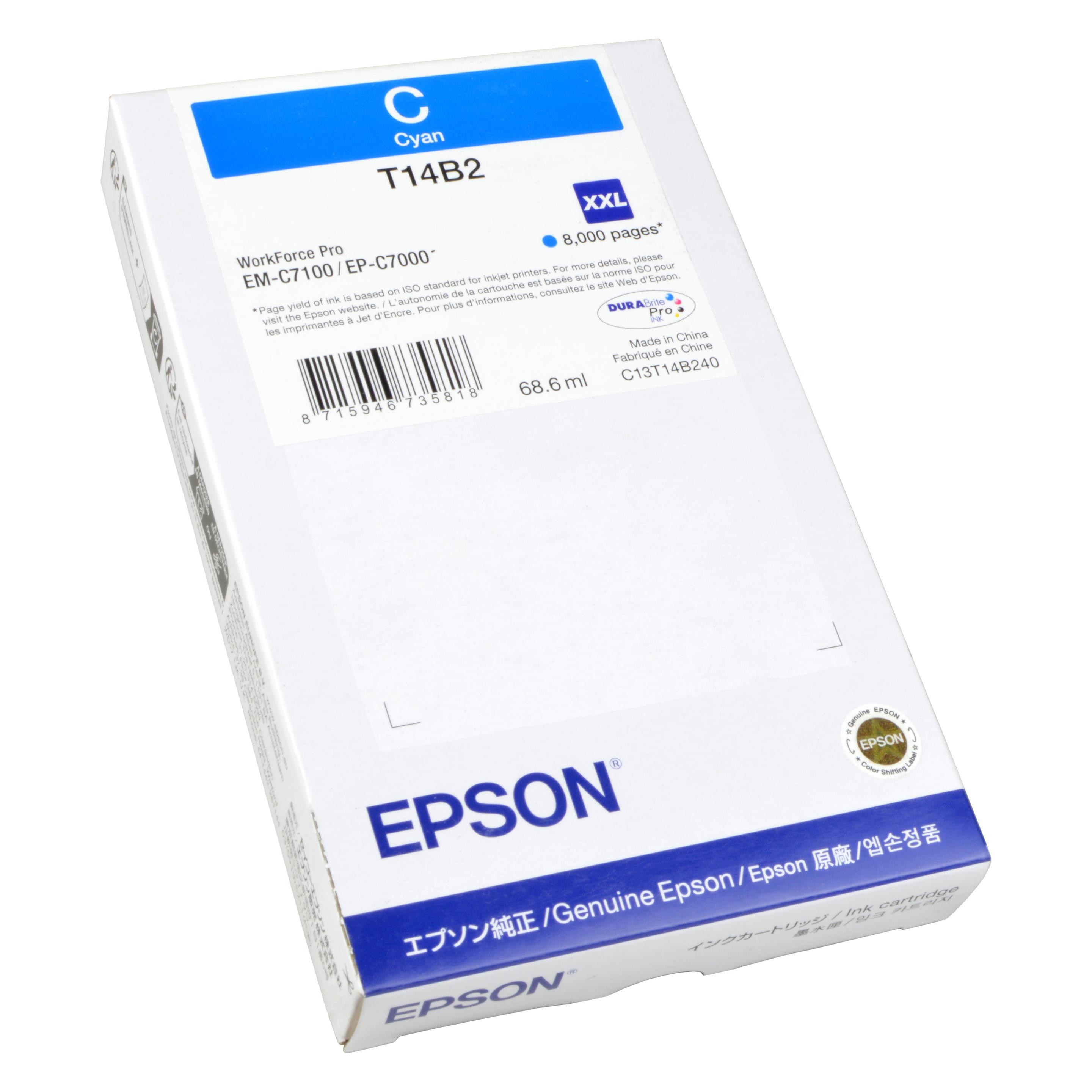 Epson Ink T14B XXL cyan (C) (C13T14B240)