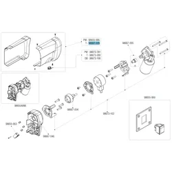 Fiamma Abdeckung vorne und hinten für Motor Kit F45L - Farbe Titanium Fiamma Ersatzteilnummer 98667-029