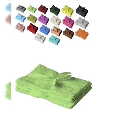 EXKLUSIV HEIMTEXTIL Gästehandtuch 4er Set 30 x 50 cm Apfelgrün