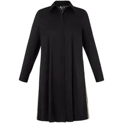 Hemdblusen-Kleid frapp schwarz, 52