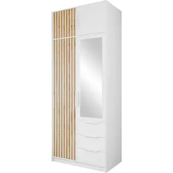 KLEIDERSCHRANK Bali Lux D2 mit Schrankaufsatz
