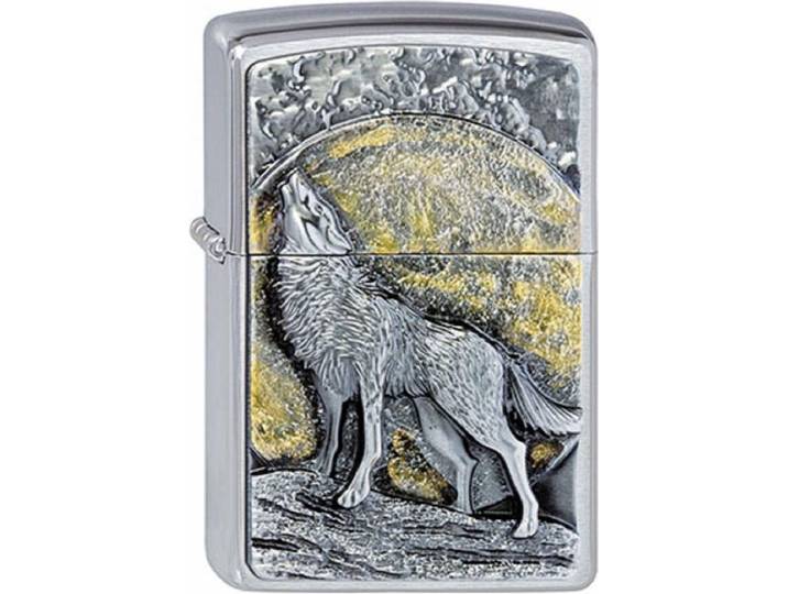 Aansteker Zippo Wolf at Moonlight