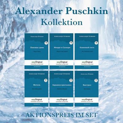 Alexander Puschkin Kollektion (Bücher + 6 Audio-CDs) - Lesemethode von Ilya Frank, Set von Alexander Puschkin, EasyOriginal Verlag, 978-3-99112-750-5