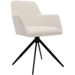 CLP Esszimmerstuhl Olema Stoff Teddy   Farbe: creme