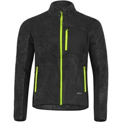 Etape Warmer Herrenhoodie Anthrazit/Gelbfluoreszierend Gr. L